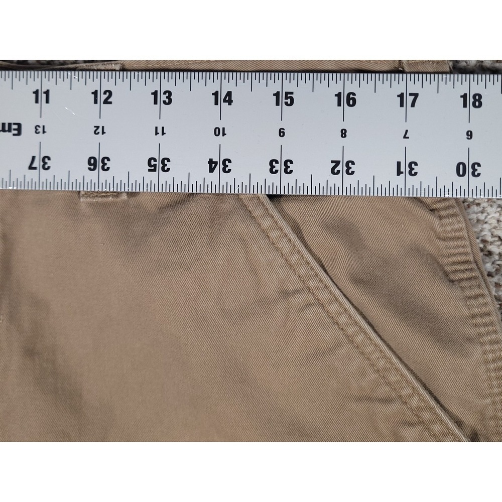 Carhartt Carpenter Pants Mens 36x30 Tan 100% Cotton Relaxed Fit Workwear Utility - Picture 6 of 12